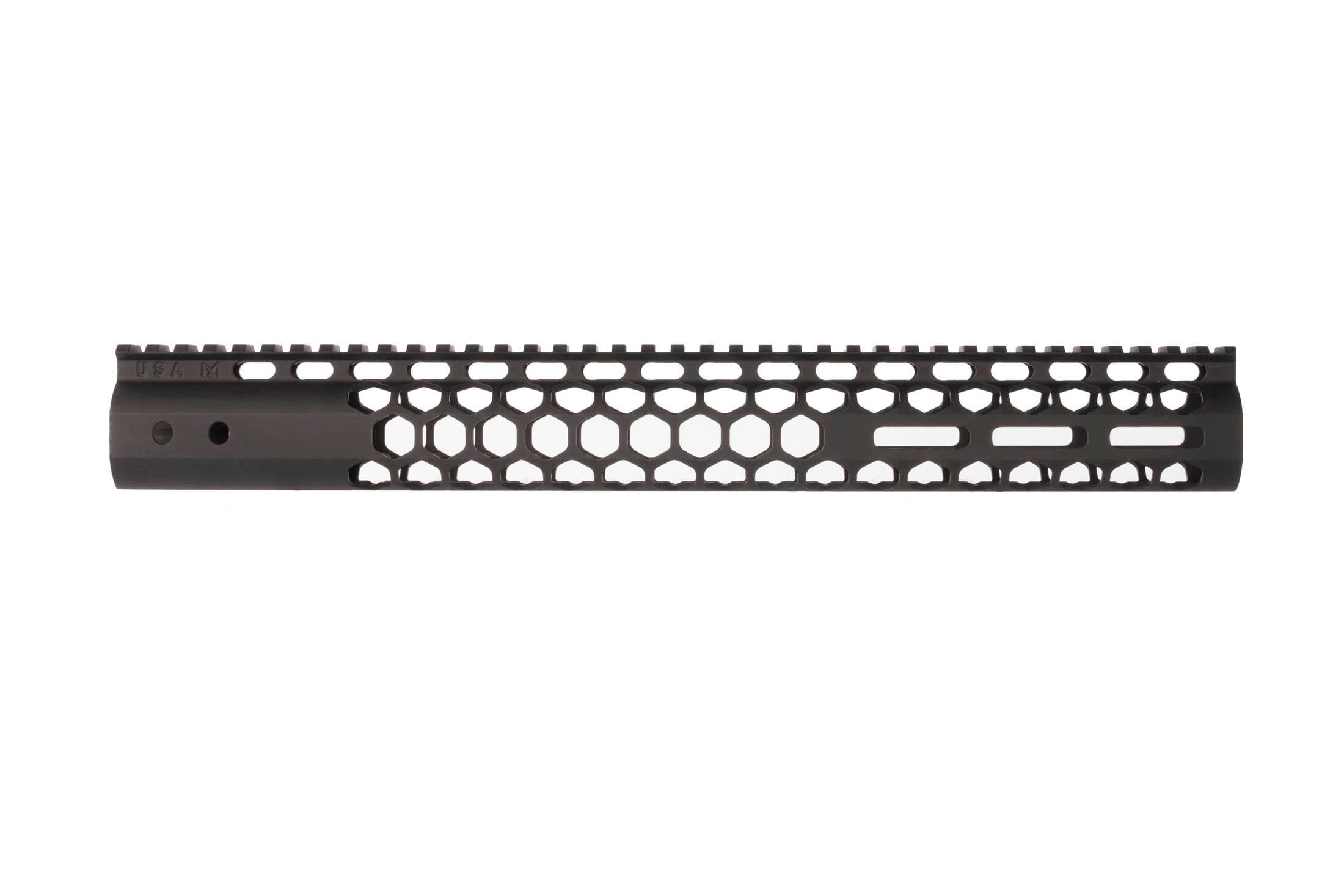 Honeycomb15 Guntec USA Air Lite Honeycomb AR-15 Handguard - M-LOK - Black - 15
